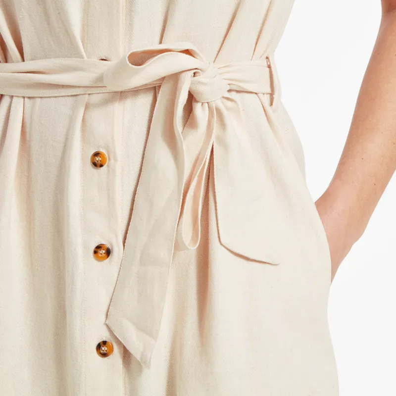 Schoffel Linen Daisy Dress - Oat-2