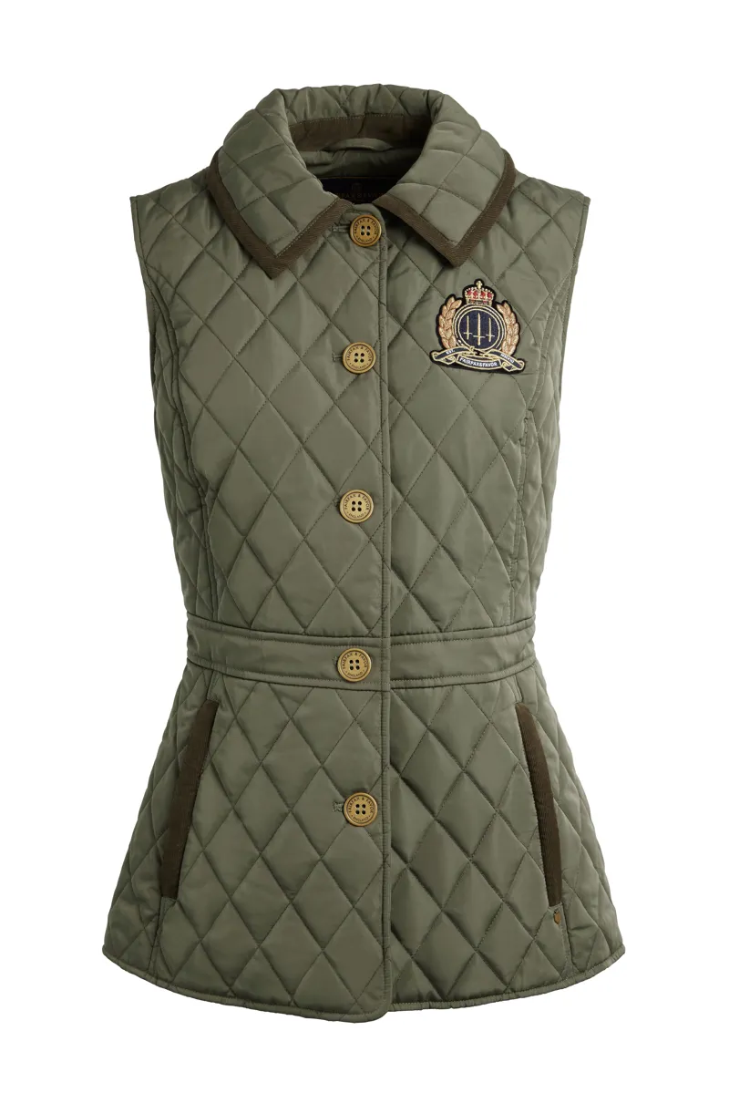 Fairfax and Favor Bella Quilted Gilet - Sage 