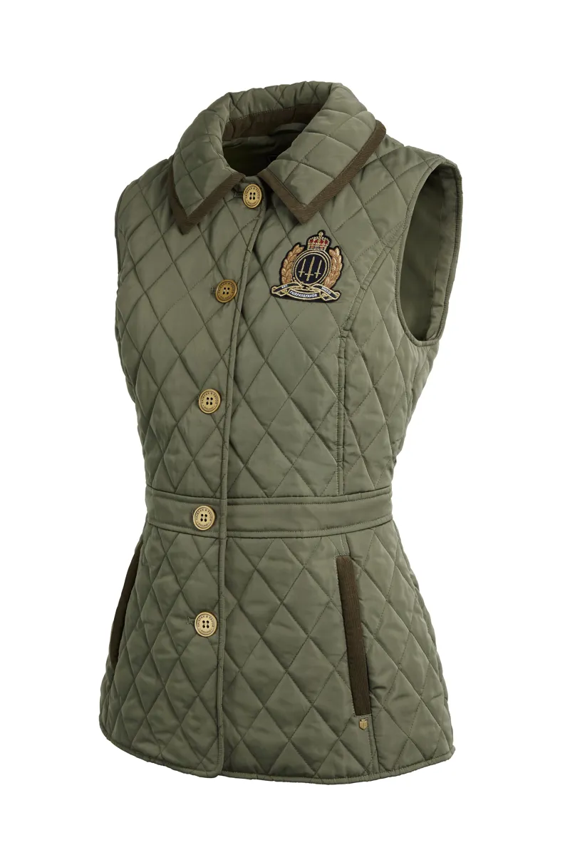 Fairfax and Favor Bella Quilted Gilet - Sage -2