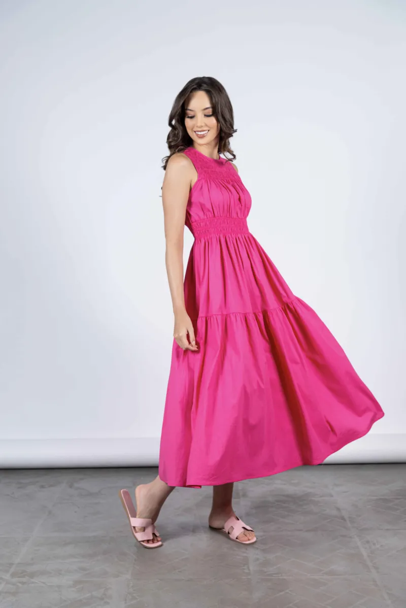 Hartwell India Hot Pink Dress-1