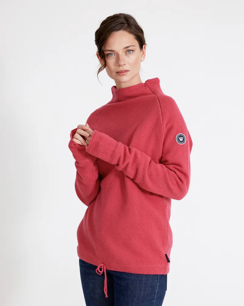 Holebrook Ladies Martina Windproof Sweater - Peony Pink-1