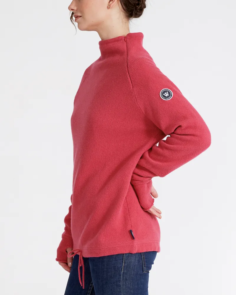 Holebrook Ladies Martina Windproof Sweater - Peony Pink-2