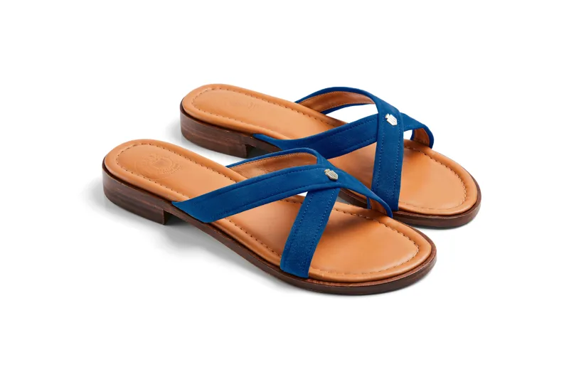 Fairfax and Favor Holkham Sandal - Porto Blue