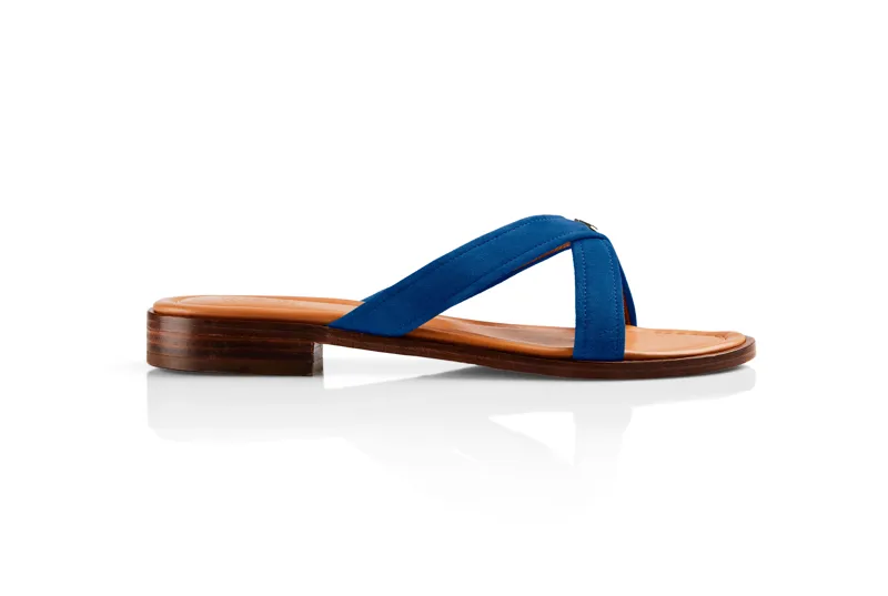 Fairfax and Favor Holkham Sandal - Porto Blue-2