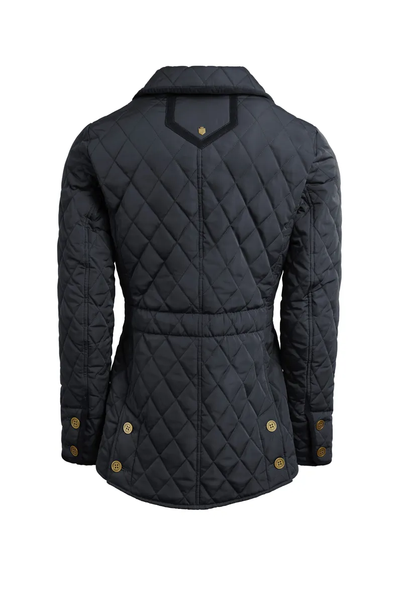 Fairfax and Favor Bella Quilted Jacket - Navy-1