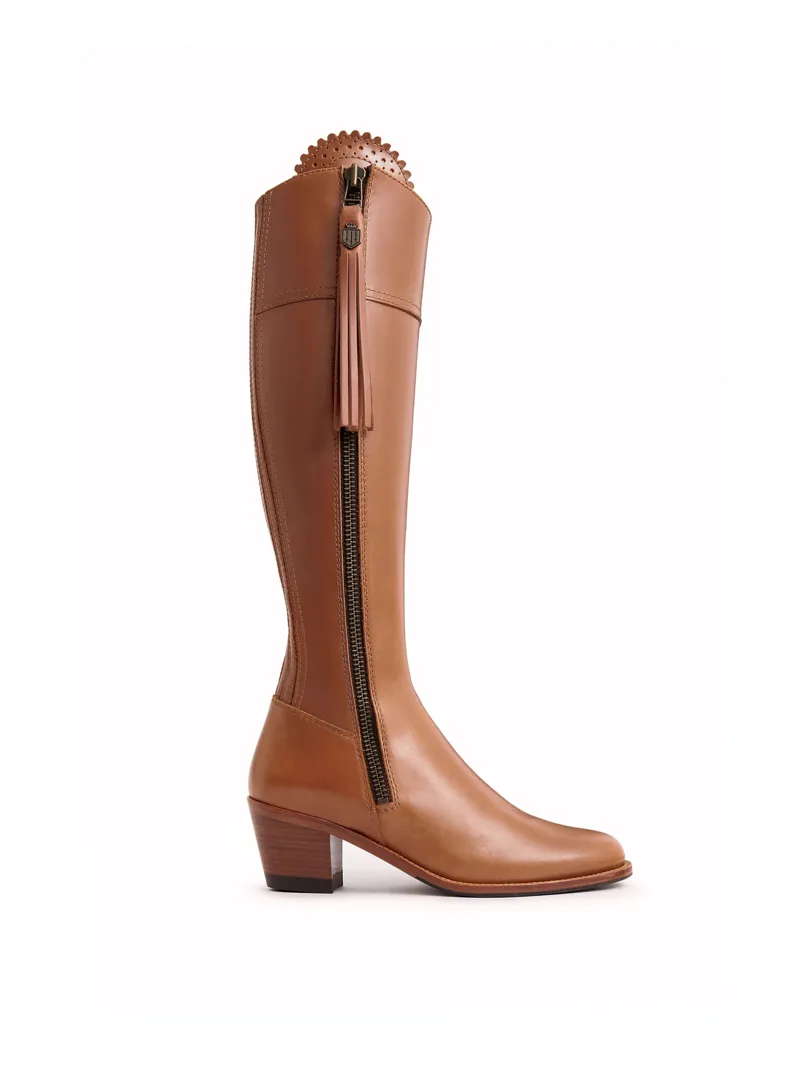 Fairfax and Favor Heeled Leather Regina - Tan-1