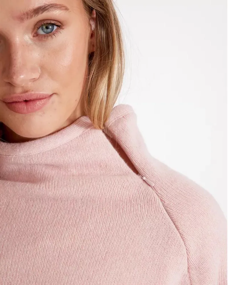 Holebrook Ladies Martina Windproof Sweater - Flamingo-1