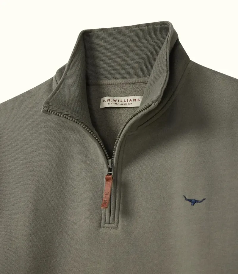 R.M Williams Mulyungarie Top - Olive-2