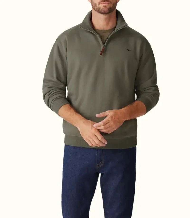 R.M Williams Mulyungarie Top - Olive-1