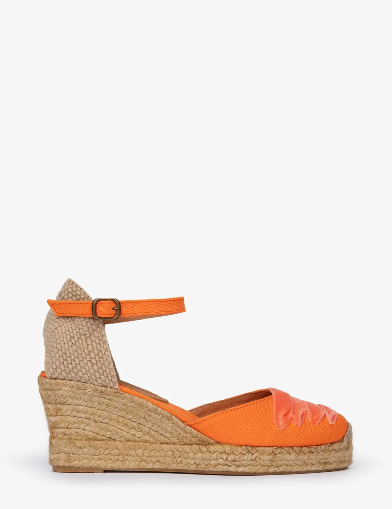 Penelope Chilvers Mary Jane Dali Espadrille - Orange-1