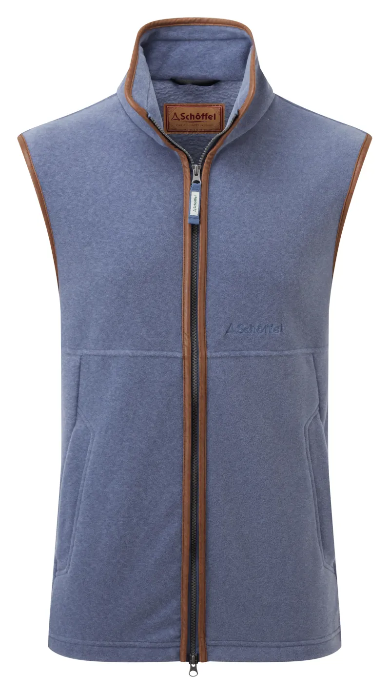 Schoffel Mens Oakham Gilet - Stone Blue