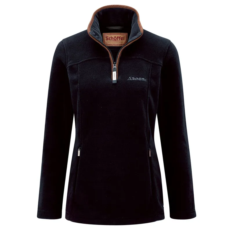 Schoffel Ladies Tilton 1/4 Zip Fleece Navy