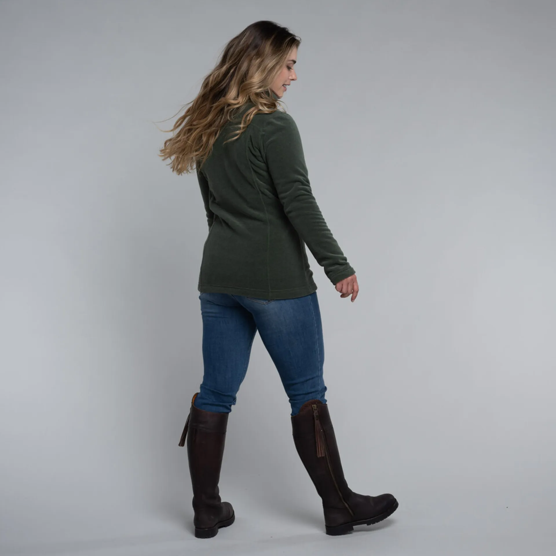 Schoffel Ladies Tilton 1/4 Zip Fleece Cedar Green