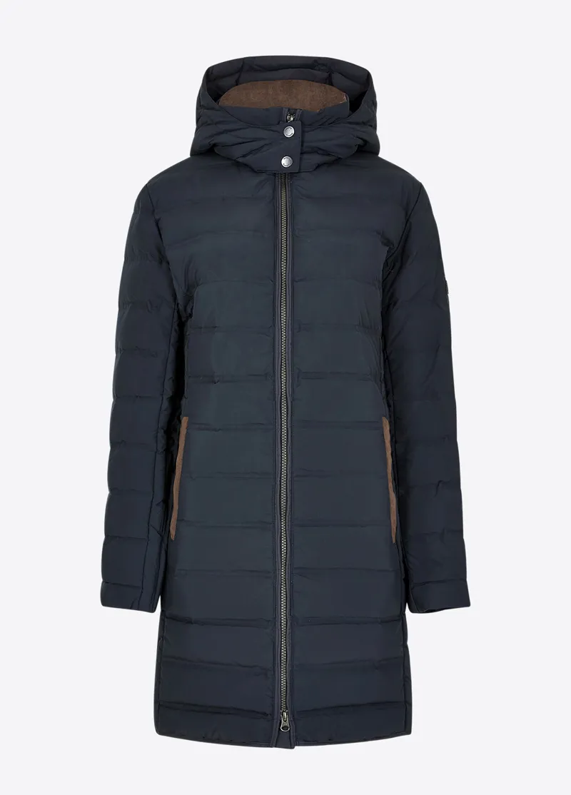 Dubarry Ladies Ballybrophy Quilted Jacket - Navy-1