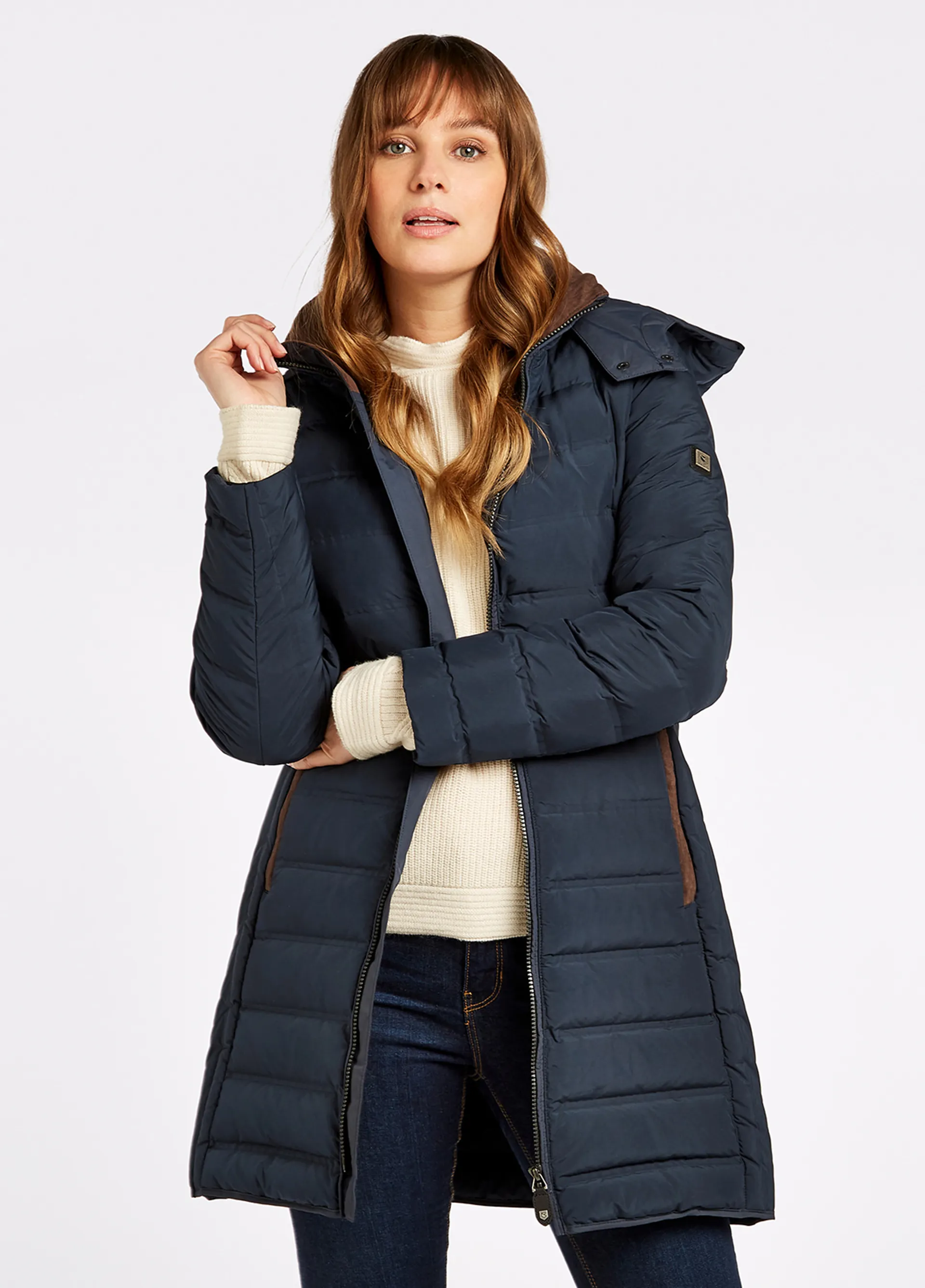 Dubarry Ladies Ballybrophy Quilted Jacket Navy