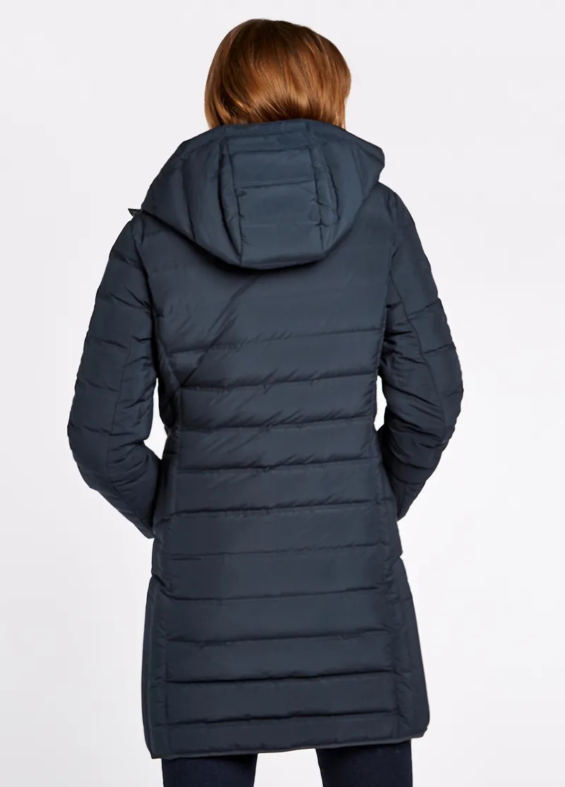 Dubarry Ladies Ballybrophy Quilted Jacket - Navy-3
