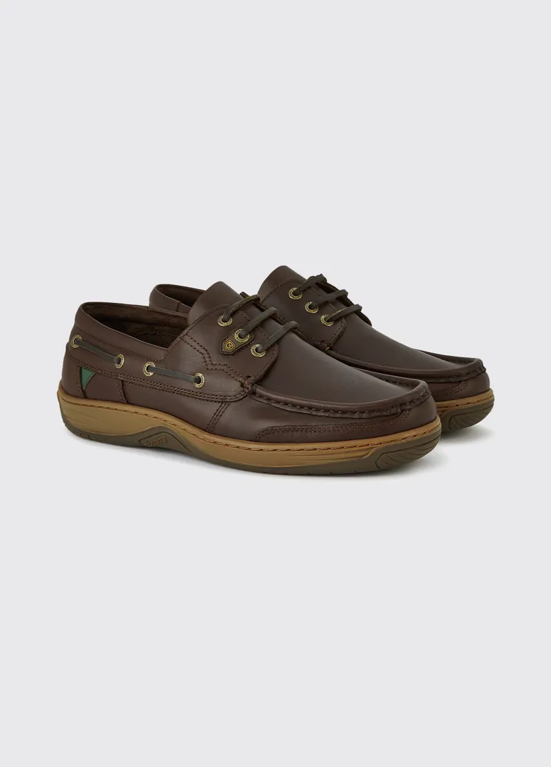 Dubarry Mens Regatta Shoe - Mahogany