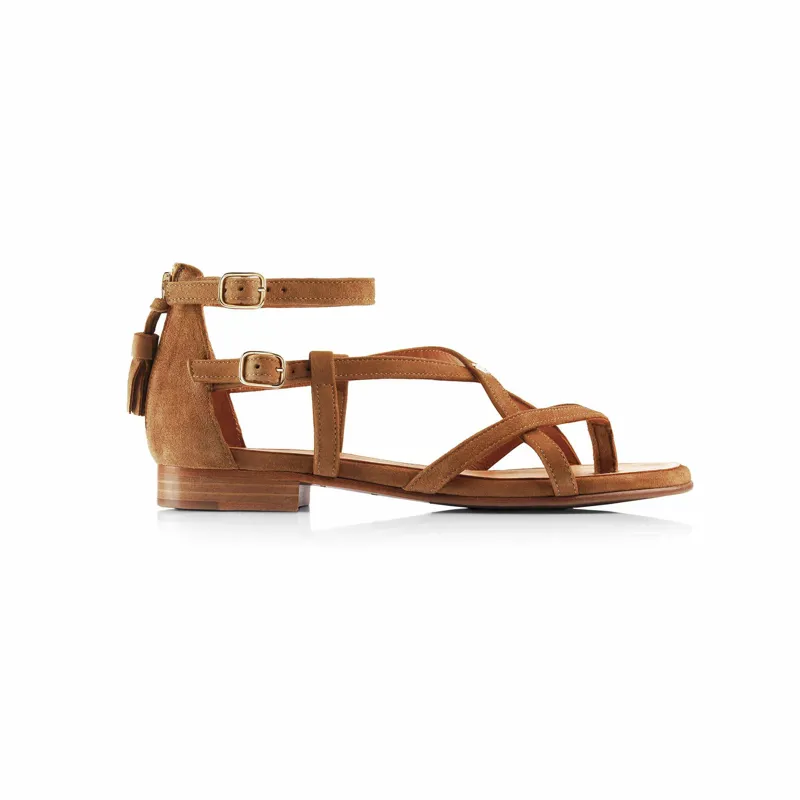 Fairfax and Favor Brancaster Sandal - Tan-2