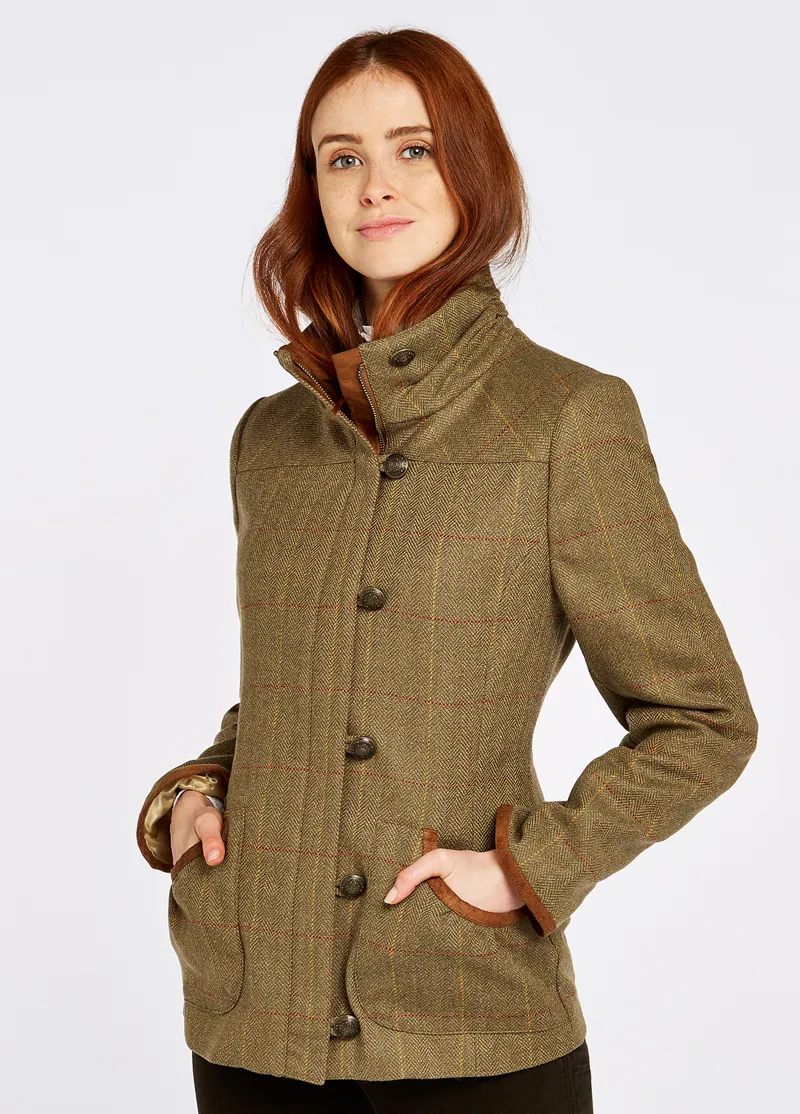 Dubarry Ladies Tweed Bracken Jacket - Elm-1