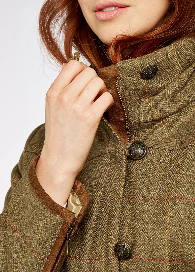 Dubarry Ladies Tweed Bracken Jacket - Elm-3