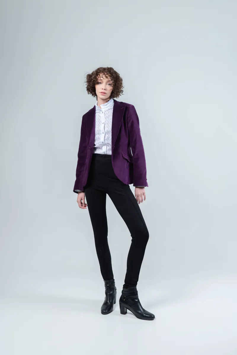 Hartwell Arina Velvet Jacket - Purple-2
