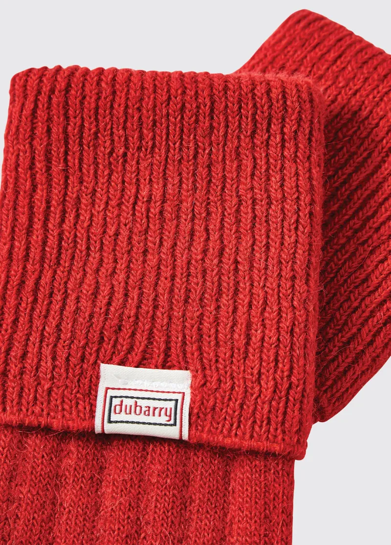 Dubarry Alpaca Socks - Cardinal-3