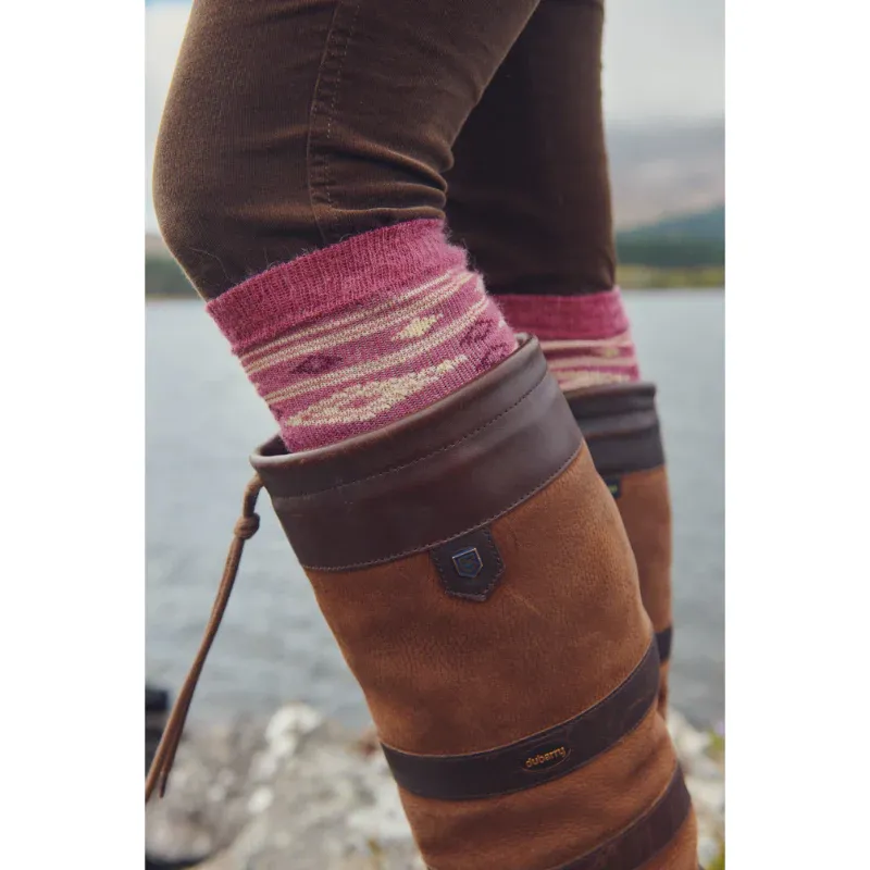 Dubarry Rolestown Fairisle Sock - Clover-4