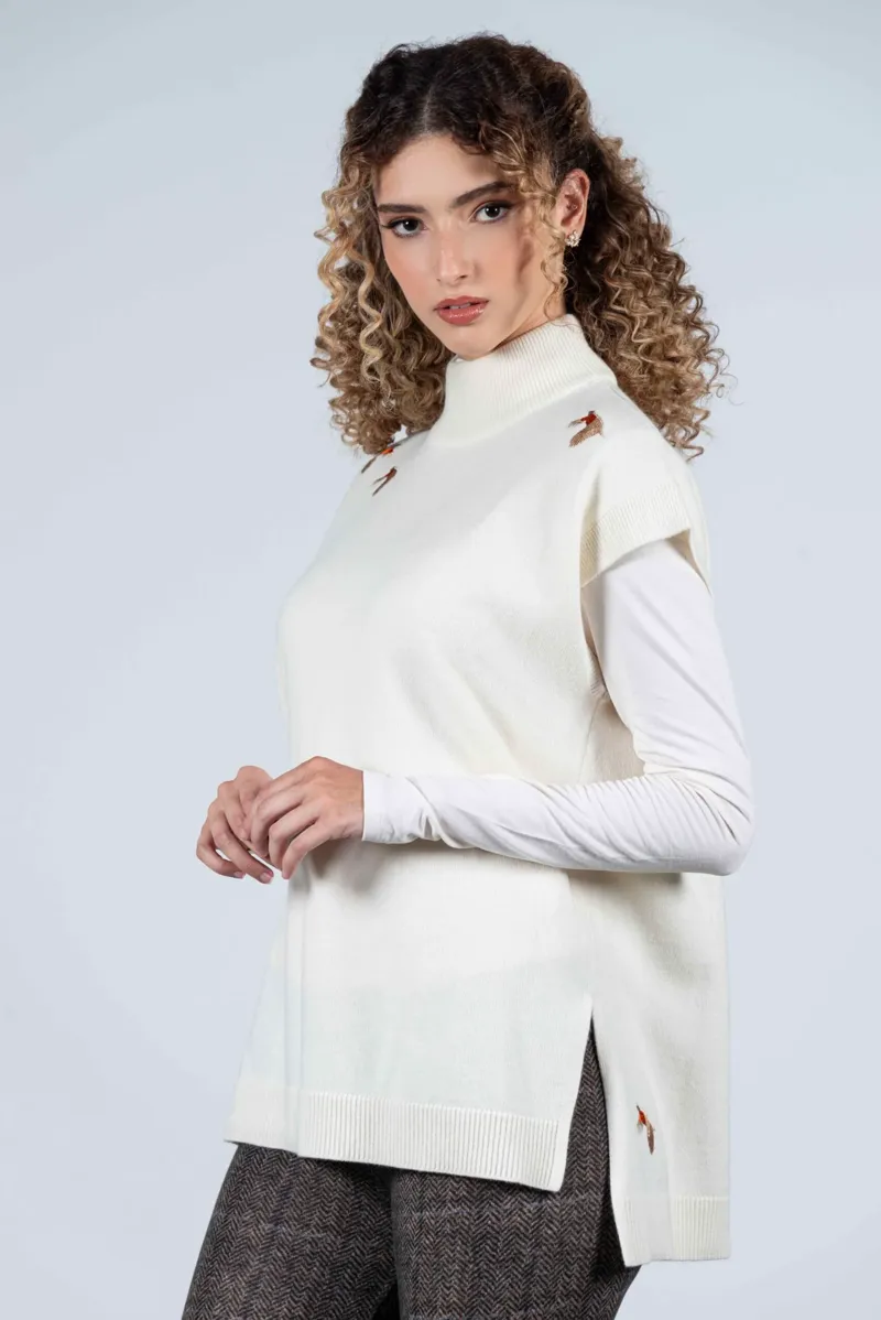 Hartwell Aria White Partridge Knit