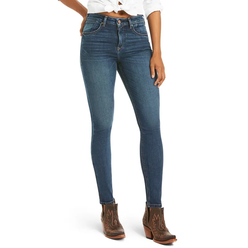 Ariat High Rise Skinny Jean - Ocean Blue