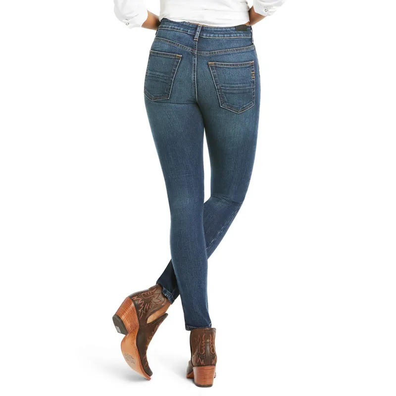 Ariat High Rise Skinny Jean - Ocean Blue-1