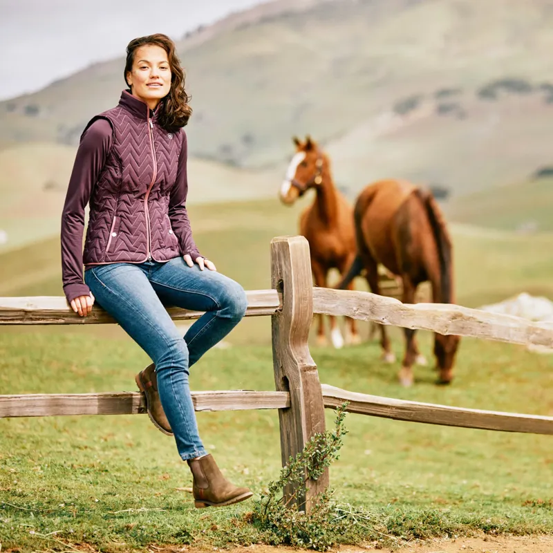 Ariat High Rise Skinny Jean - Ocean Blue-3