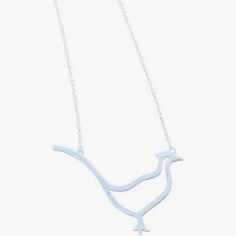 Reeves and Reeves Pheasant Necklace - Sterling Silver