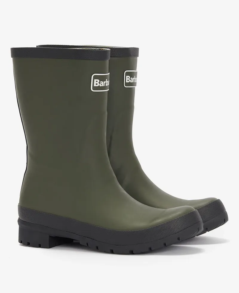Barbour Banbury Mid Wellington Boot - Olive