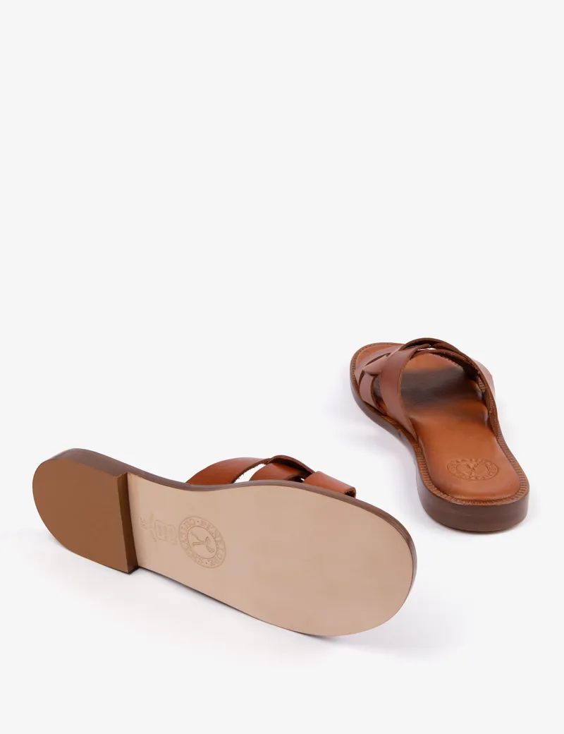 Penelope Chilvers Basque Sandal - Tan-2