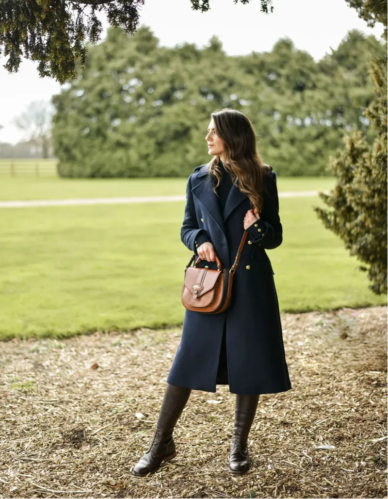 Barkworth Reeve Belton Leather Saddle Bag - Tan-2