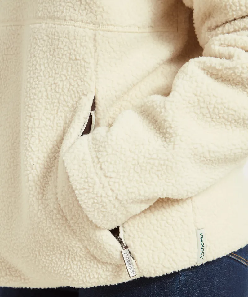 Schoffel Berkley Retro 1/4 Zip - Ecru-5