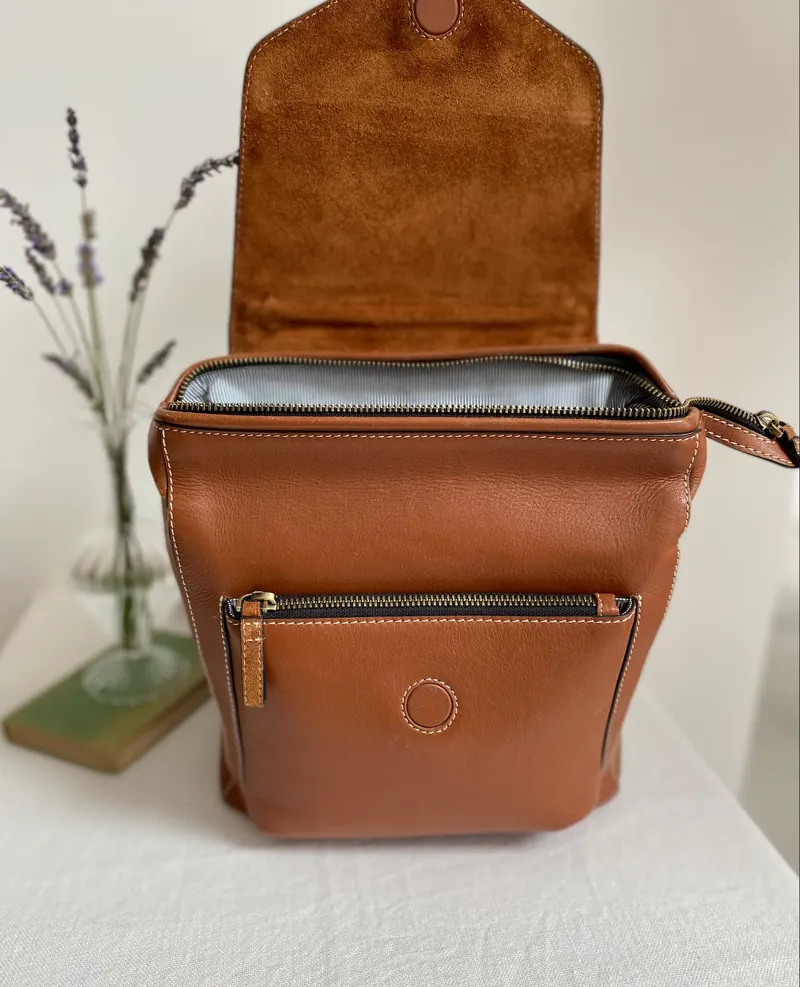 Barkworth Reeve Bramham Leather Rucksack - Tan-4