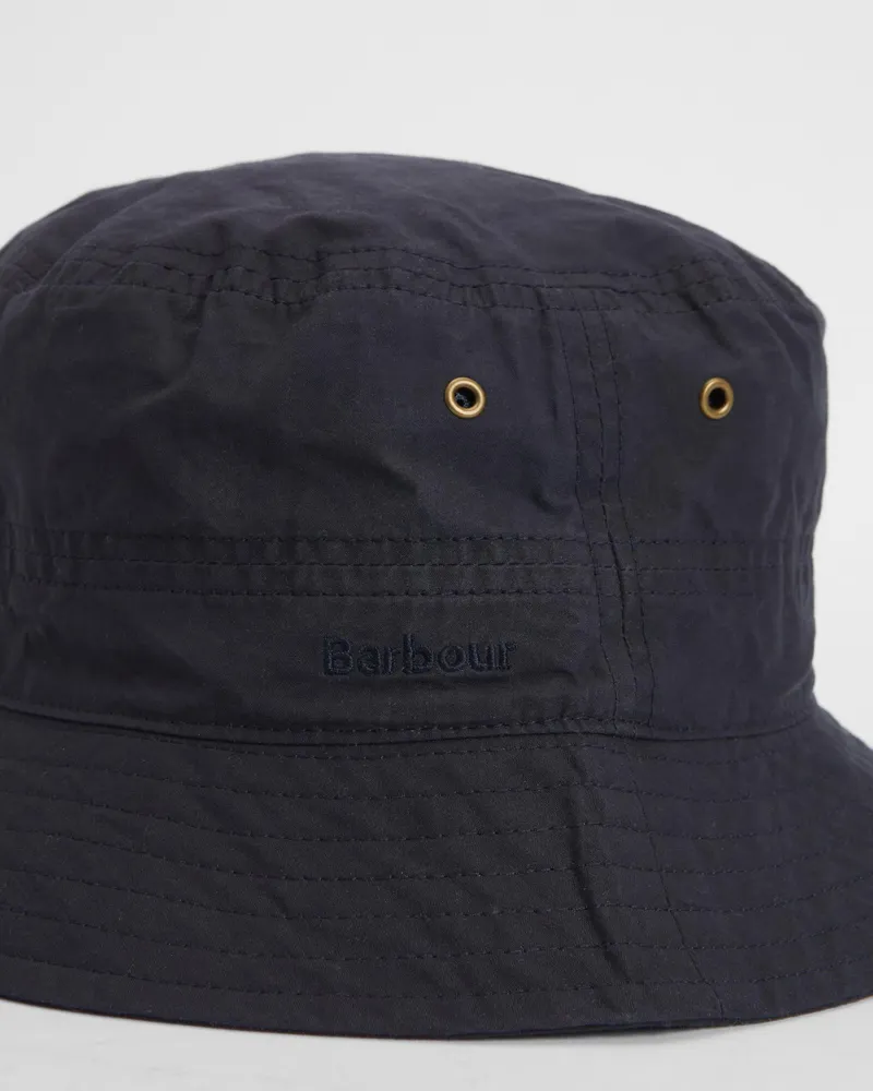 Barbour Transport Bucket Hat - Navy-2