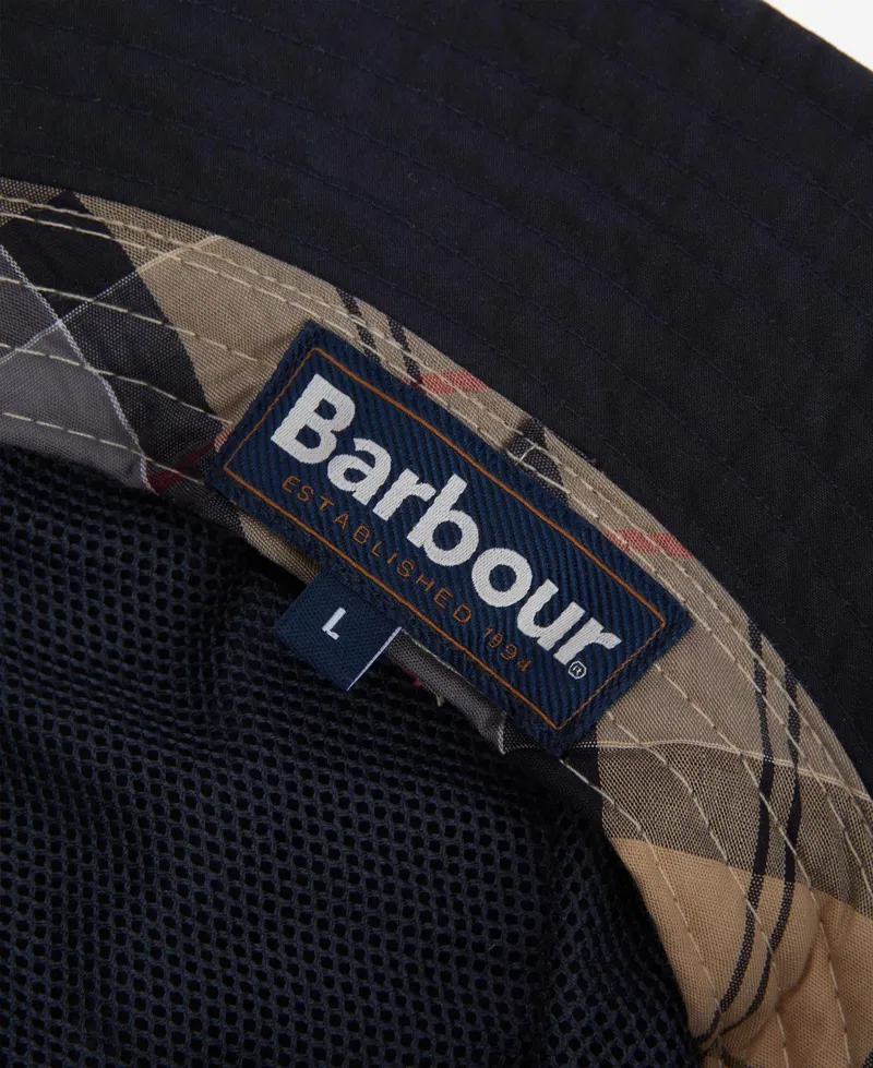 Barbour Transport Bucket Hat - Navy-3