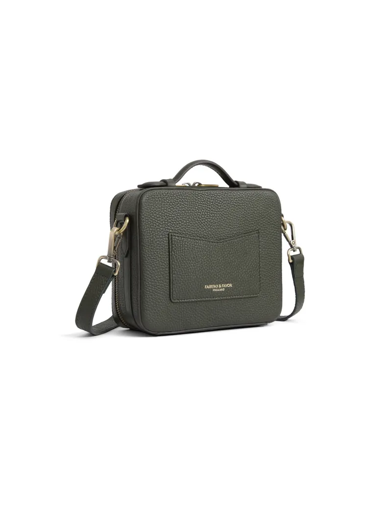 Fairfax and Favor Buckingham Bag Leather - Moss Green-2