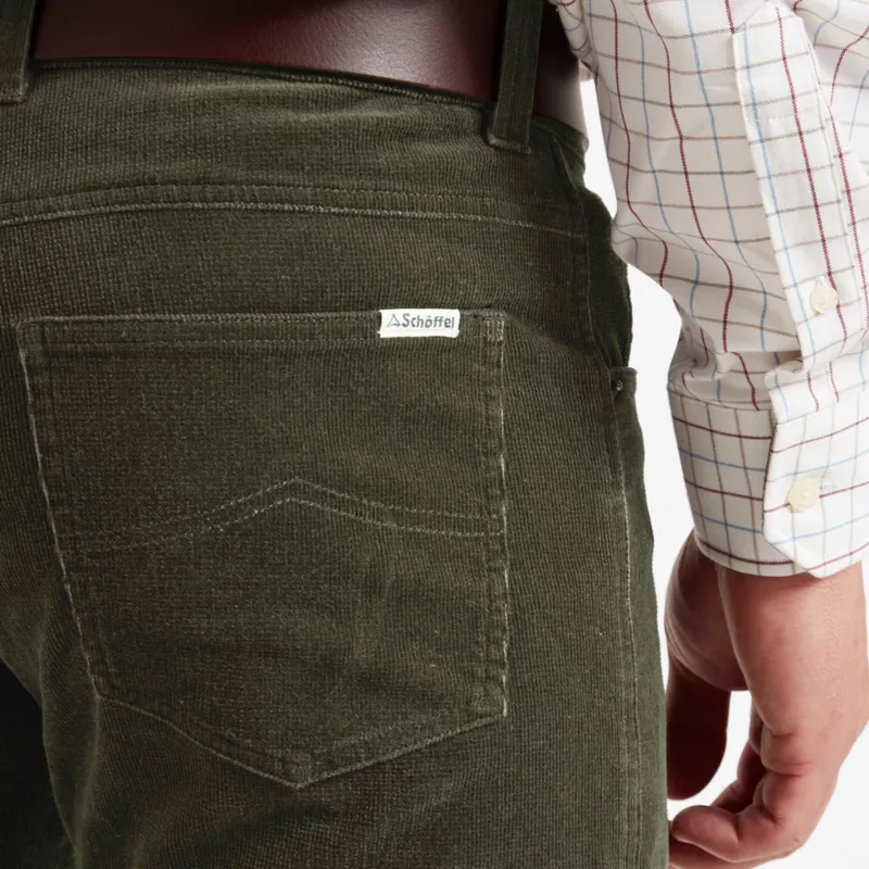 Schoffel Camden Cords - Forest-2