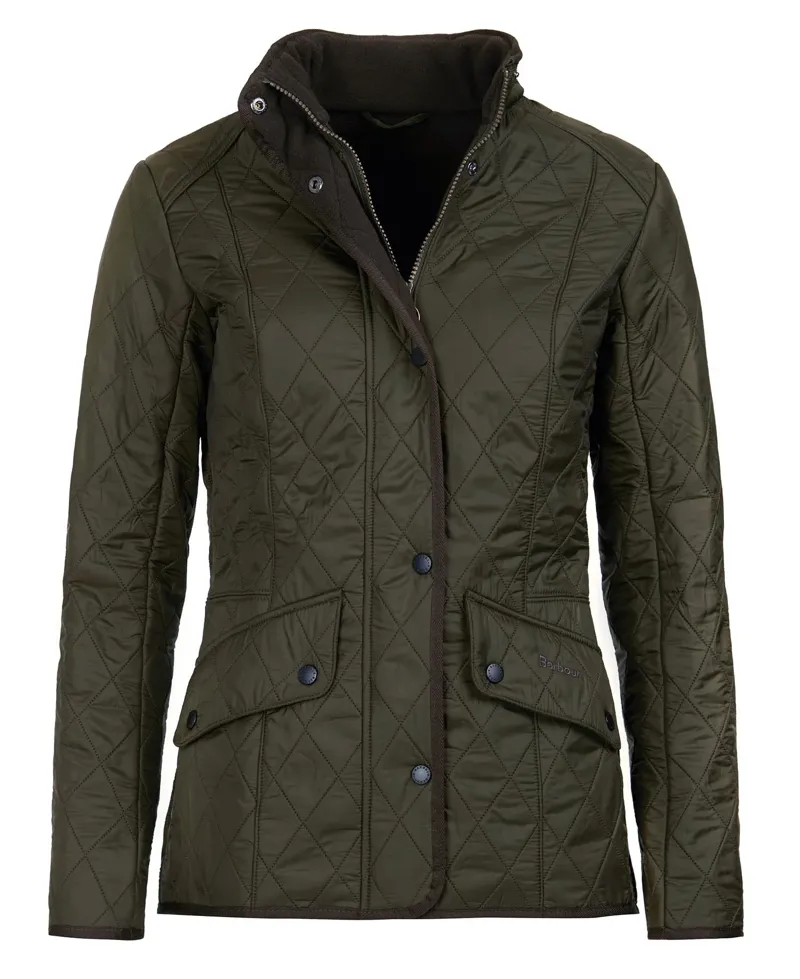 Barbour Cavalry Quilted Jacket - Dark Olive