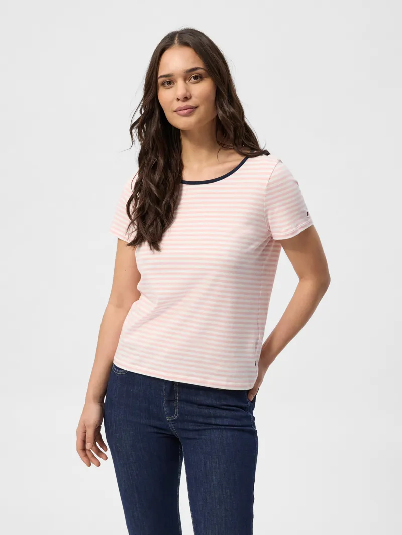 RedGreen Cecilie Tee - Rose Stripe-1