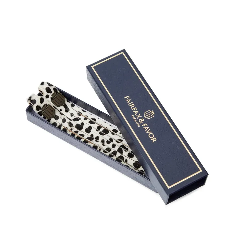 Fairfax and Favor Haircalf Boot Tassels - Dalmatian