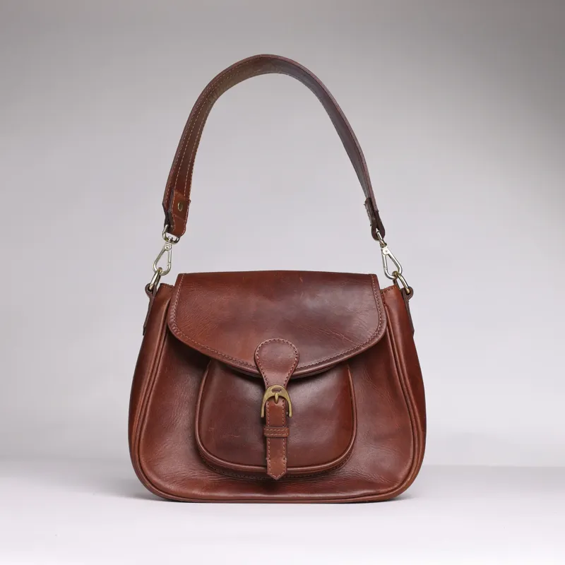 Hicks and Hides Didbrook Strirrup Bag - Cognac