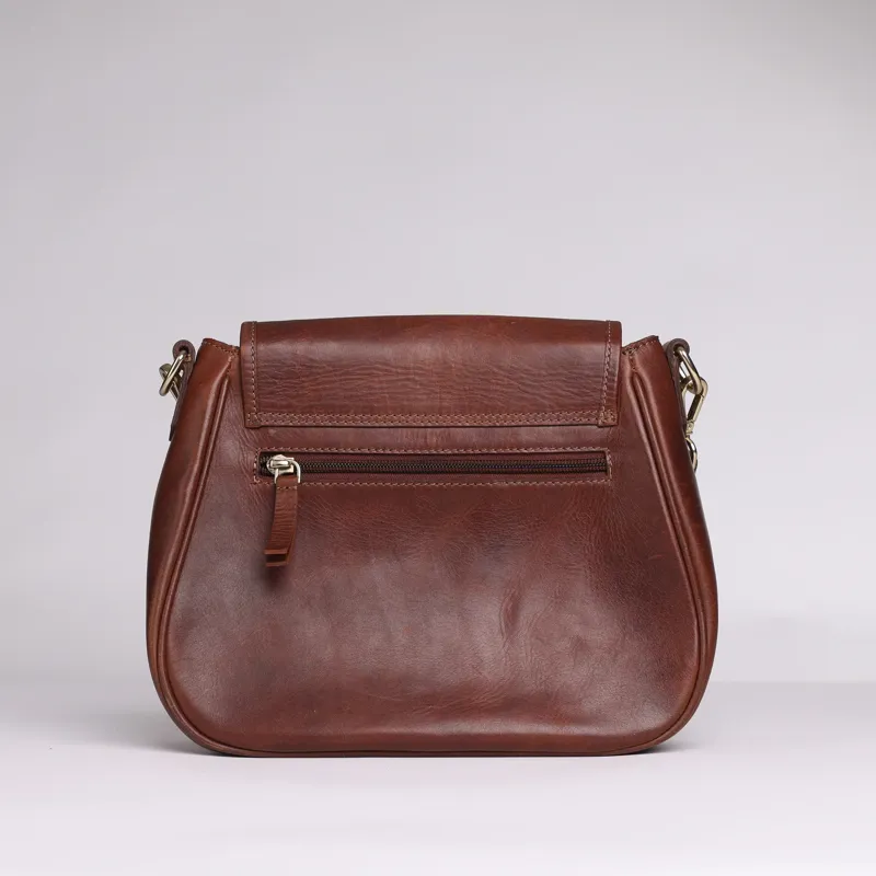 Hicks and Hides Didbrook Strirrup Bag - Cognac-1
