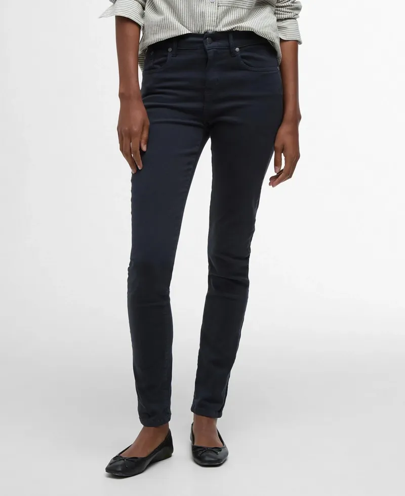 Barbour Essential Slim Trousers - Navy-2