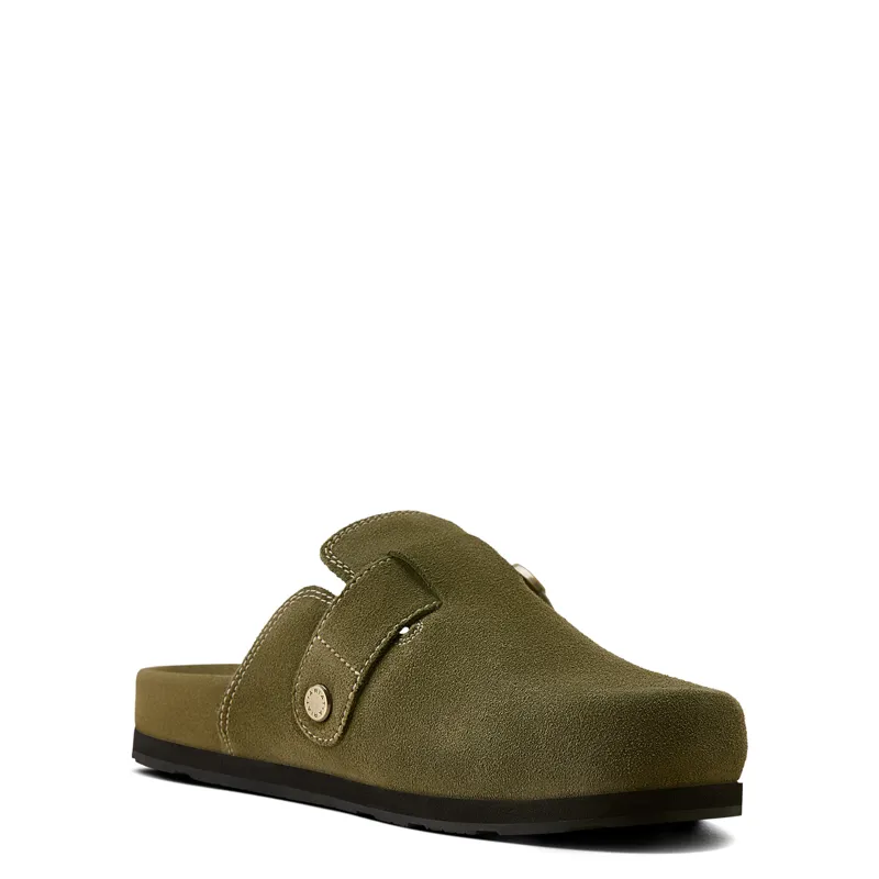Ariat Country Mule - Olive Suede-2