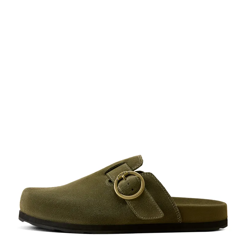 Ariat Country Mule - Olive Suede-1