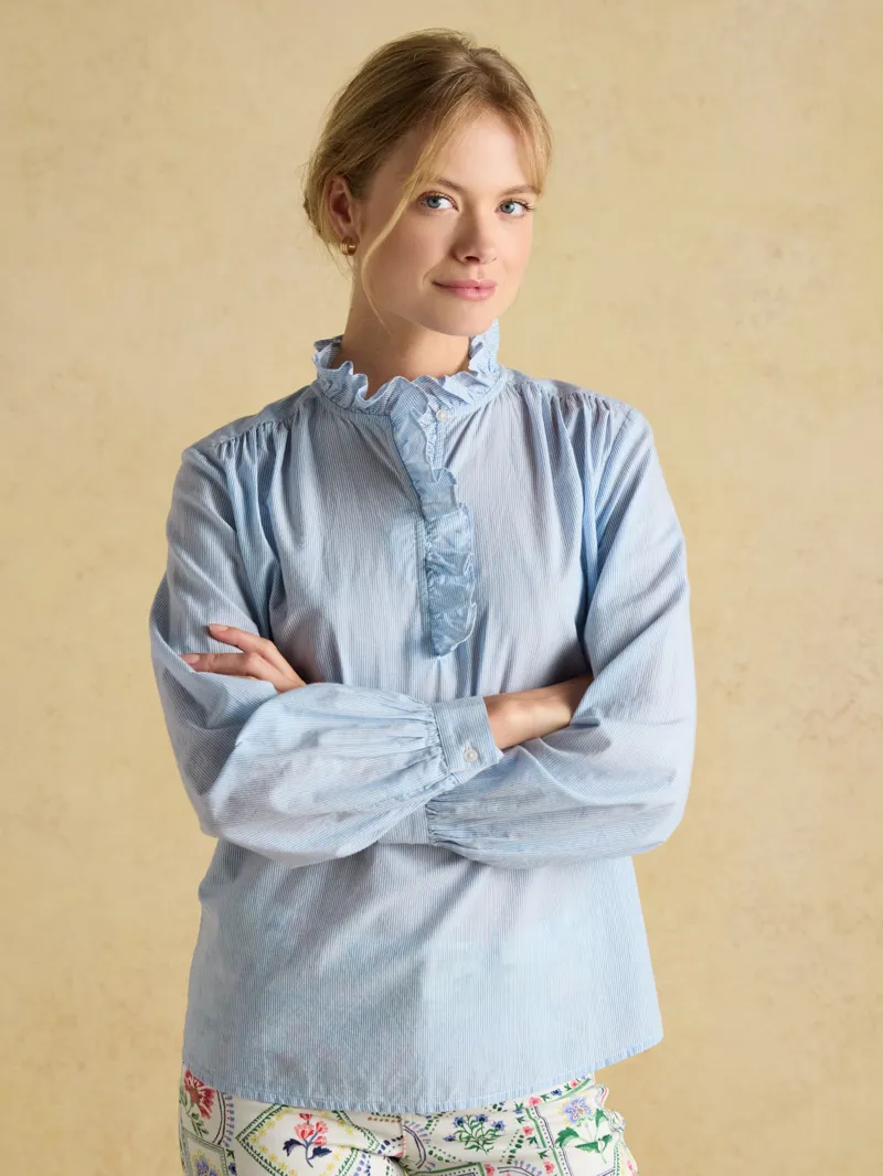 Joules Melanie Shirt - Blue Stripe